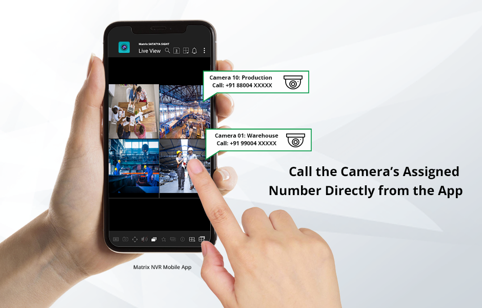 Matrix NVR mobile app