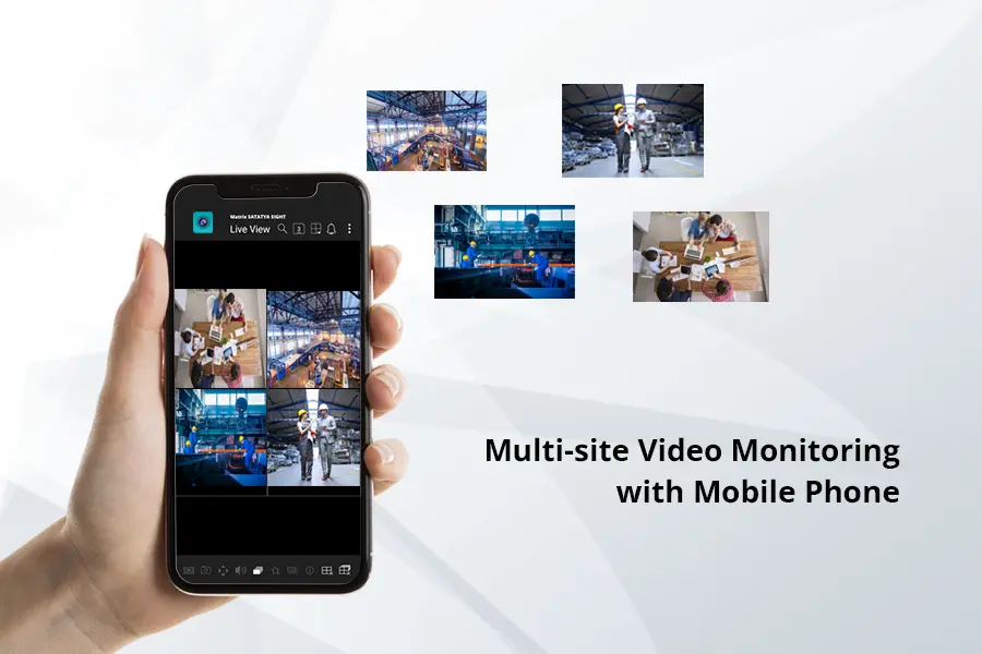 Multi Site Remote Video Monitoring using Smartphone